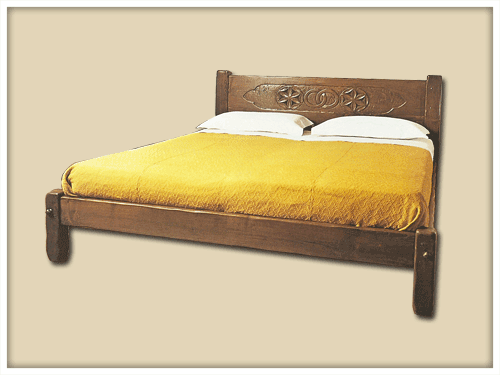 Double bed con pianale