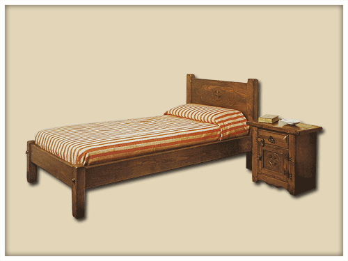 Single bed con pianale