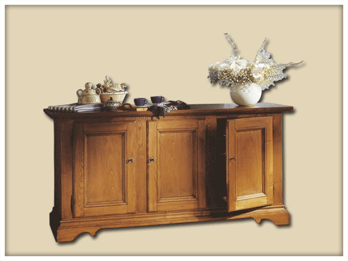 Three-door sideboard
