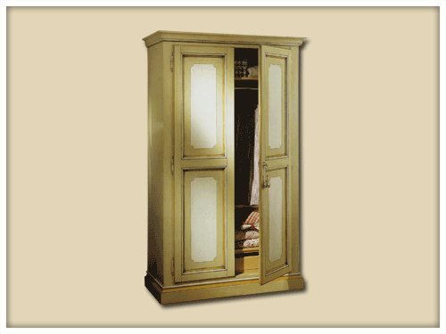 Four-door wardrobe